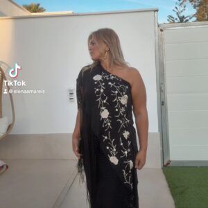Traje Mantón Flamenca